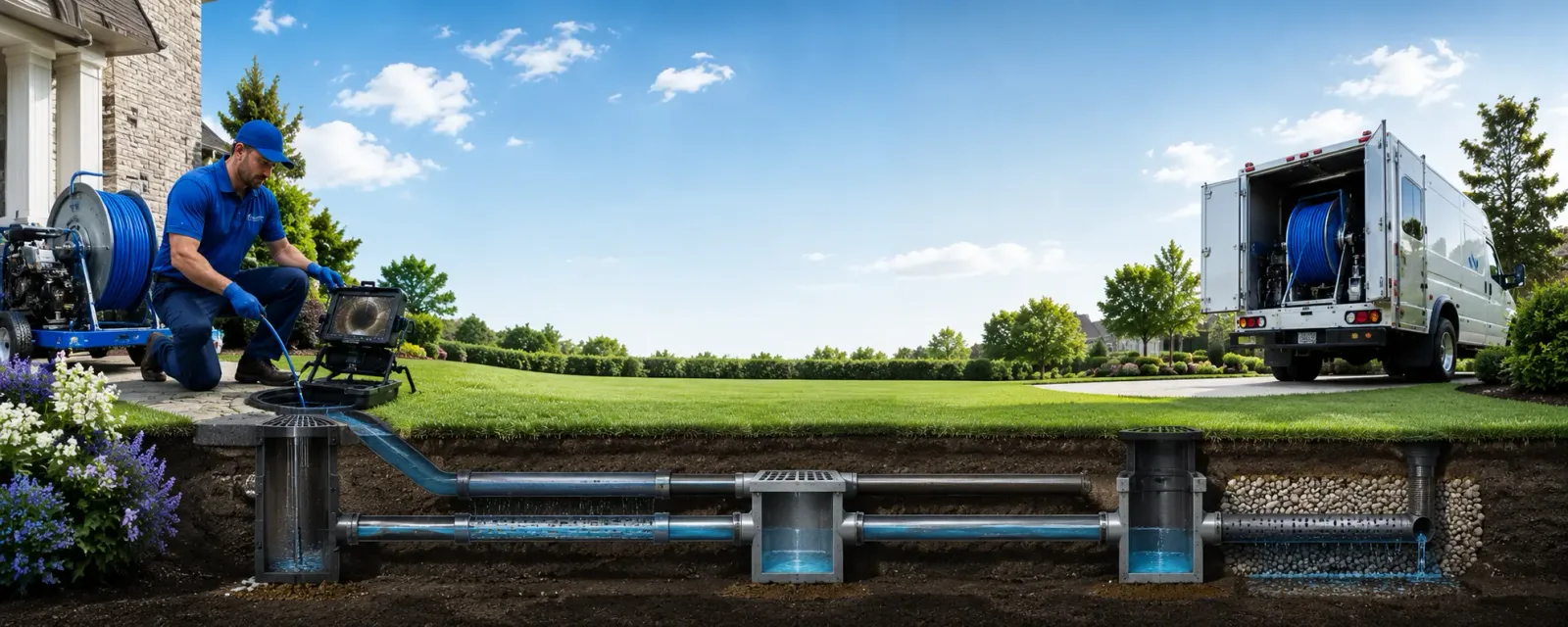 Outdoor drain cleaning information for Quinn, SD